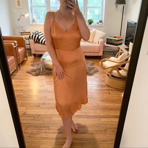 Aritzia (Wilfred) Midi Silky Dress